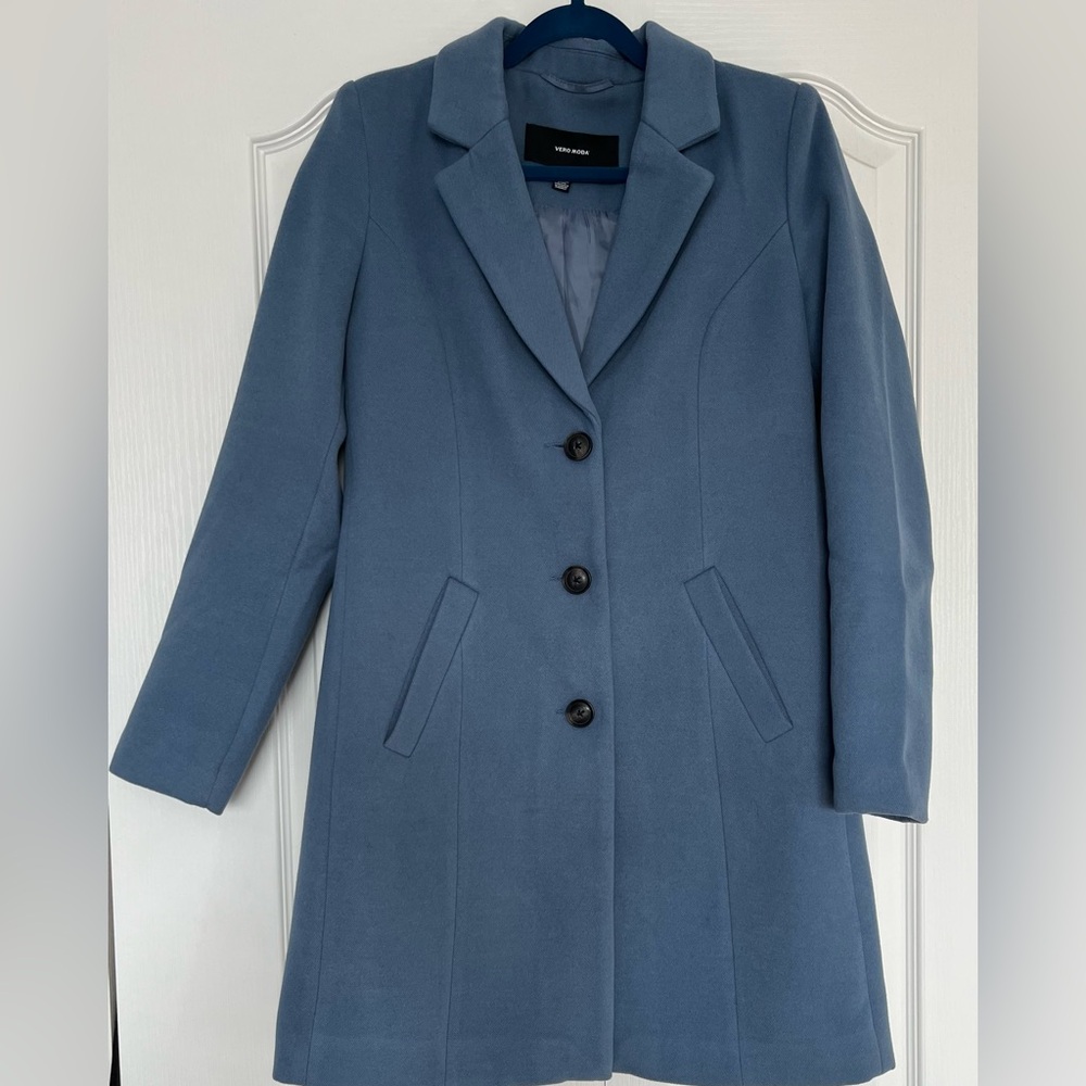 Slate Blue Vero Moda Small Ladies Coat